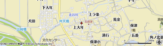 京都府亀岡市保津町（上大年）周辺の地図