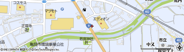京都府亀岡市大井町並河（熊田）周辺の地図