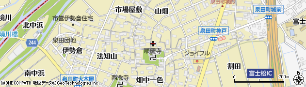 愛知県刈谷市泉田町（池之浦）周辺の地図