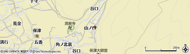 京都府亀岡市保津町山ノ口21周辺の地図