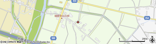 岡山県美作市楢原中215周辺の地図