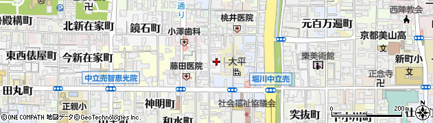 京都府京都市上京区飛弾殿町166周辺の地図