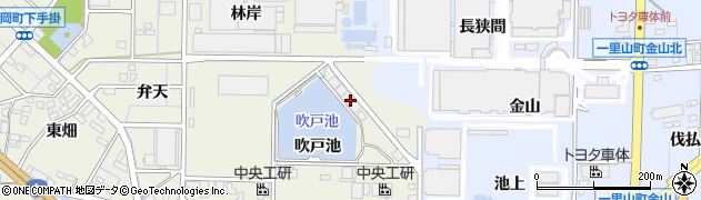 愛知県刈谷市今岡町吹戸池108周辺の地図