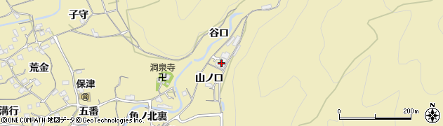 京都府亀岡市保津町山ノ口22周辺の地図
