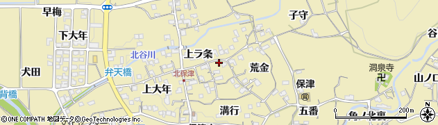 京都府亀岡市保津町上ラ条周辺の地図