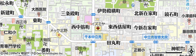 イズミヤ千本中立売店周辺の地図