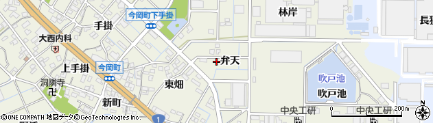 愛知県刈谷市今岡町弁天36周辺の地図