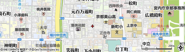 京都府京都市上京区小川町周辺の地図