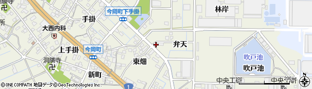 愛知県刈谷市今岡町弁天34周辺の地図
