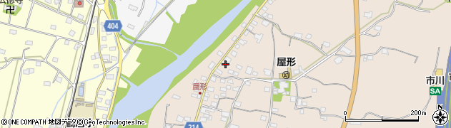 兵庫県神崎郡市川町屋形426周辺の地図