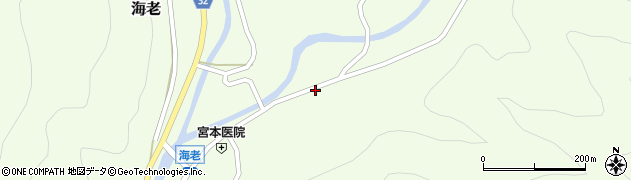 愛知県新城市海老（宮ノ前）周辺の地図