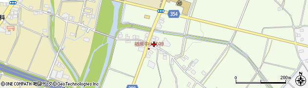 岡山県美作市楢原中141周辺の地図