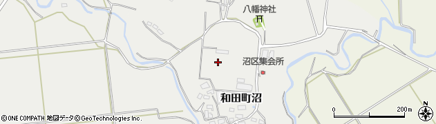 千葉県南房総市和田町沼周辺の地図