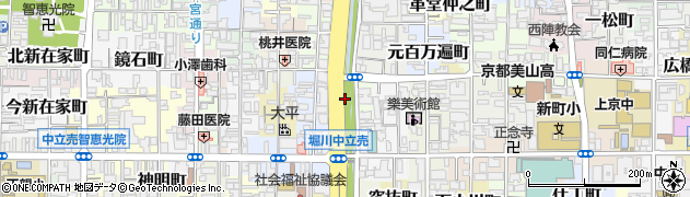 京都府京都市上京区堀川下之町周辺の地図