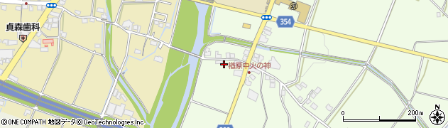 岡山県美作市楢原中2周辺の地図