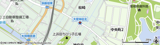 大宮神社北周辺の地図