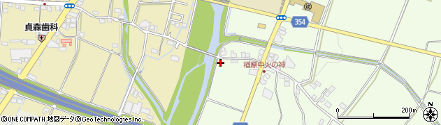岡山県美作市楢原中96周辺の地図