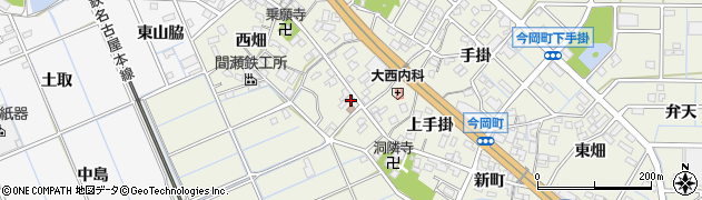 愛知県刈谷市今岡町日向周辺の地図