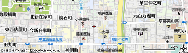 京都府京都市上京区飛弾殿町154周辺の地図