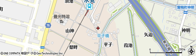 愛知県豊田市永覚町高根79周辺の地図