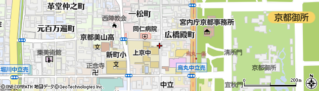 京都府京都市上京区薬屋町周辺の地図