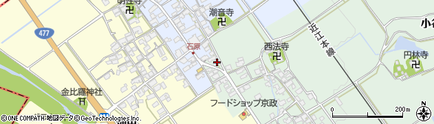 滋賀県蒲生郡日野町小谷6周辺の地図