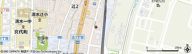 辻一丁目公園トイレ周辺の地図