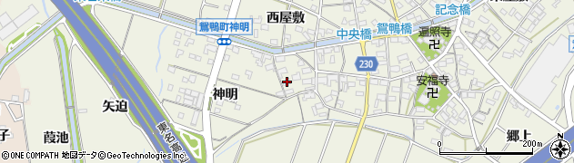 愛知県豊田市鴛鴨町西屋敷71周辺の地図