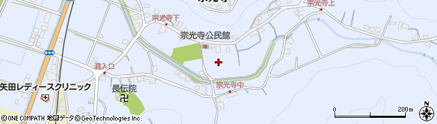 静岡県伊豆の国市宗光寺周辺の地図
