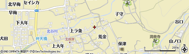 京都府亀岡市保津町上ラ条34周辺の地図