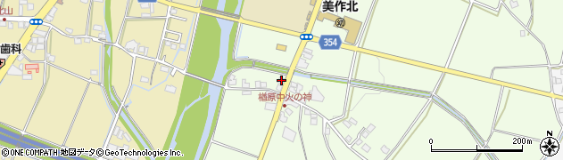 岡山県美作市楢原中137周辺の地図