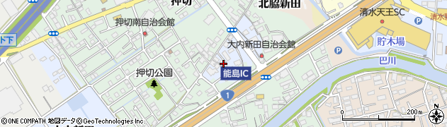 静岡県静岡市清水区大内新田23周辺の地図