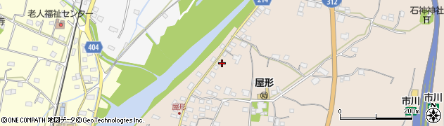 兵庫県神崎郡市川町屋形430周辺の地図