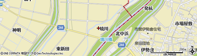 愛知県大府市北崎町境川11周辺の地図