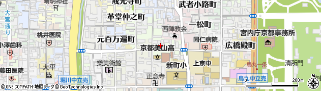 京都府京都市上京区元真如堂町366周辺の地図