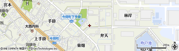 愛知県刈谷市今岡町弁天8周辺の地図