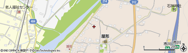 兵庫県神崎郡市川町屋形440周辺の地図