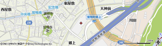愛知県豊田市鴛鴨町郷上204周辺の地図