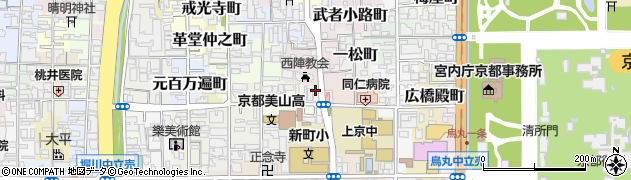 京都府京都市上京区元真如堂町504周辺の地図