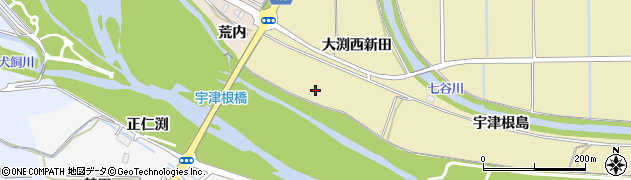 京都府亀岡市保津町（辰新田）周辺の地図