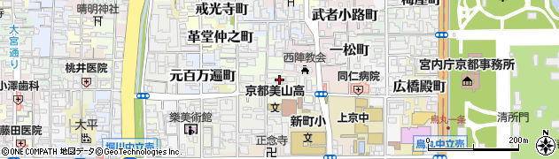 京都府京都市上京区元真如堂町360周辺の地図