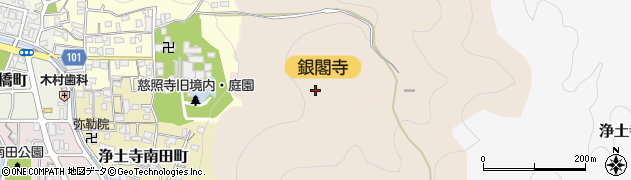 京都府京都市左京区浄土寺大山町周辺の地図