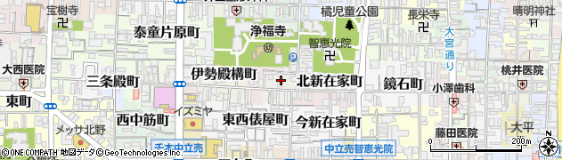 京都府京都市上京区革堂ノ内町周辺の地図