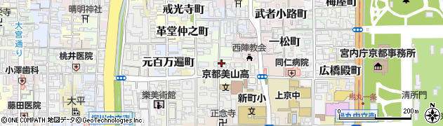 京都府京都市上京区元真如堂町354周辺の地図
