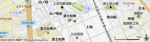 愛知県刈谷市今川町土取32周辺の地図