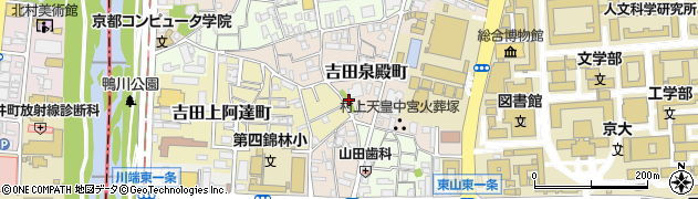 泉殿(西吉田)公園周辺の地図