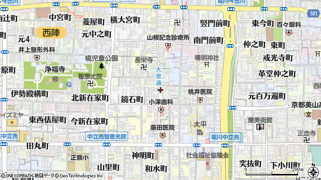 〒602-8225 京都府京都市上京区下石橋町の地図