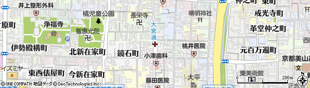 京都府京都市上京区下石橋町周辺の地図