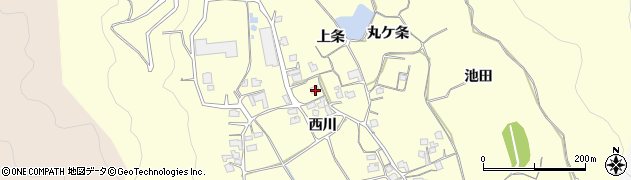 京都府亀岡市稗田野町鹿谷上条11周辺の地図