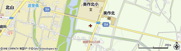 岡山県美作市楢原中75周辺の地図
